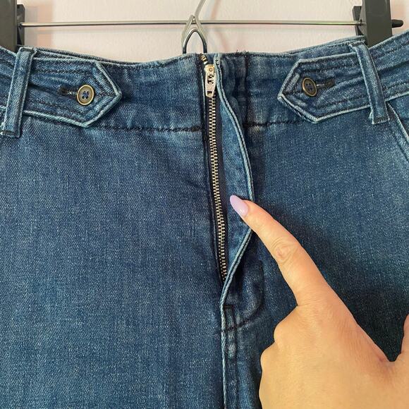 Pilcro Anthropologie Women's size 28 Boho Flare Jeans High Rise Minimalist - Picture 4 of 14